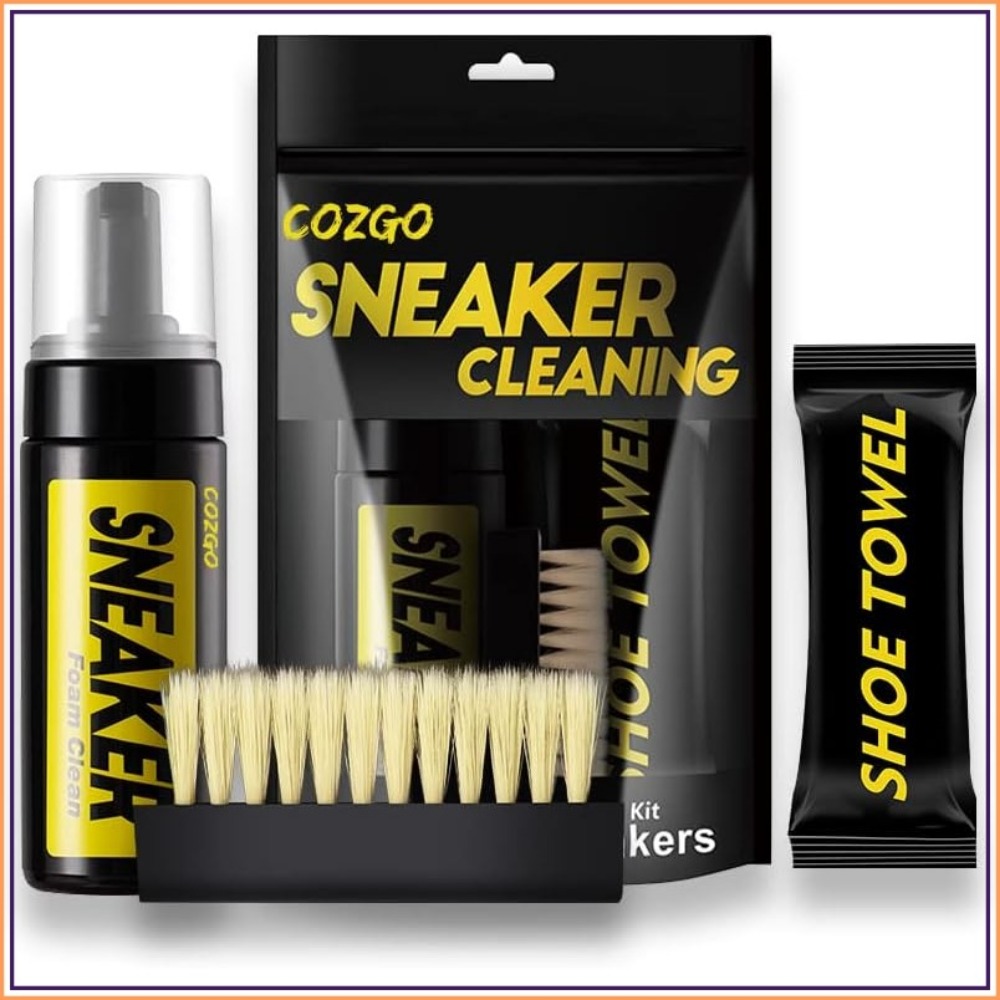 Shoe Cleaner - Schoenschoonmaakset voor sneakers, waterloze schuimreiniger 5.3oz